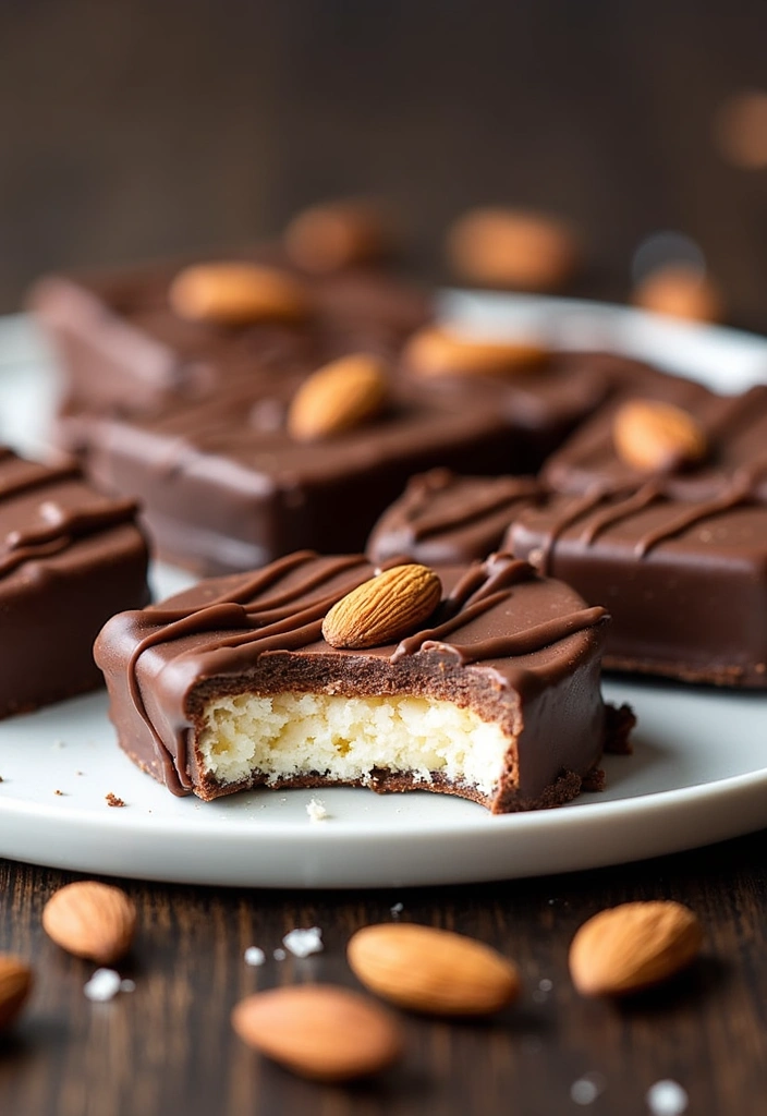 15 Decadent Keto Desserts You'll Crave (And They're All Low Carb!) - 14. Keto Almond Joy Bars