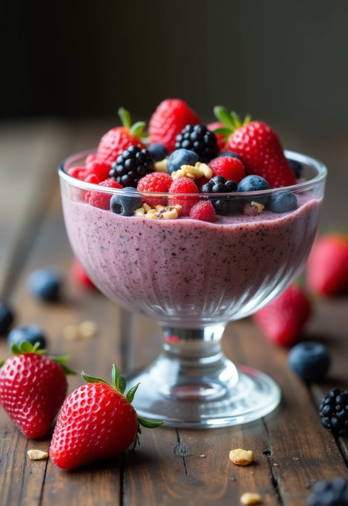15 Healthy Meals You'll Crave (Even Picky Eaters Will Love #7!) - 12. Berry Chia Seed Pudding