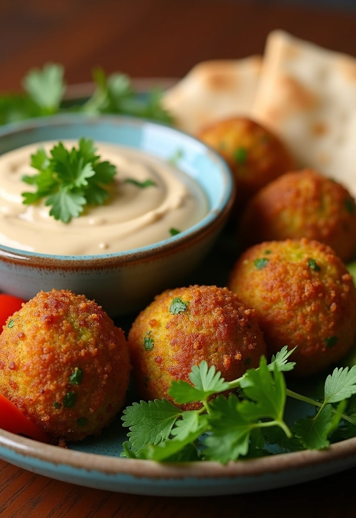 15 Healthy Meals You'll Crave (Even Picky Eaters Will Love #7!) - 13. Baked Falafel with Tahini Sauce