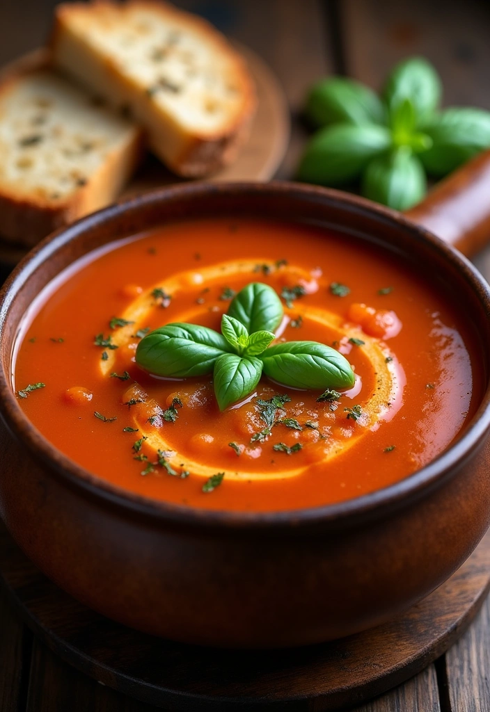 15 Healthy Meals You'll Crave (Even Picky Eaters Will Love #7!) - 14. Tomato Basil Soup