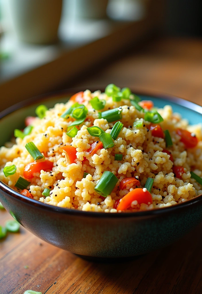 15 Healthy Meals You'll Crave (Even Picky Eaters Will Love #7!) - 5. Cauliflower Fried Rice
