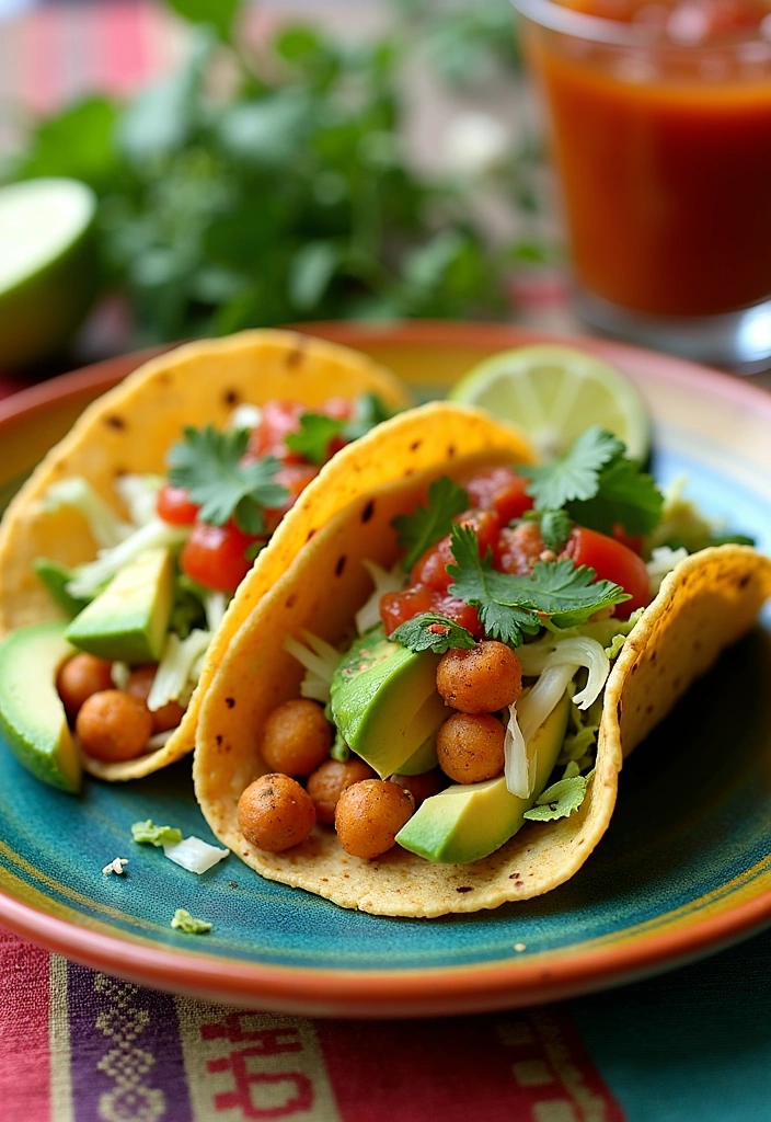 15 Healthy Meals You'll Crave (Even Picky Eaters Will Love #7!) - 8. Spicy Chickpea Tacos