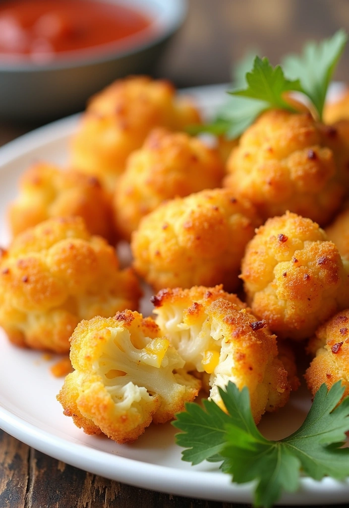 15 Quick and Delicious Keto Snacks You Can Make in Minutes (Try #6 for a Surprise!) - 1. Cheesy Cauliflower Bites