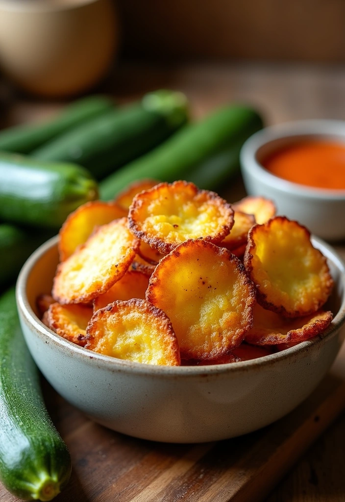 15 Quick and Delicious Keto Snacks You Can Make in Minutes (Try #6 for a Surprise!) - 7. Zucchini Chips