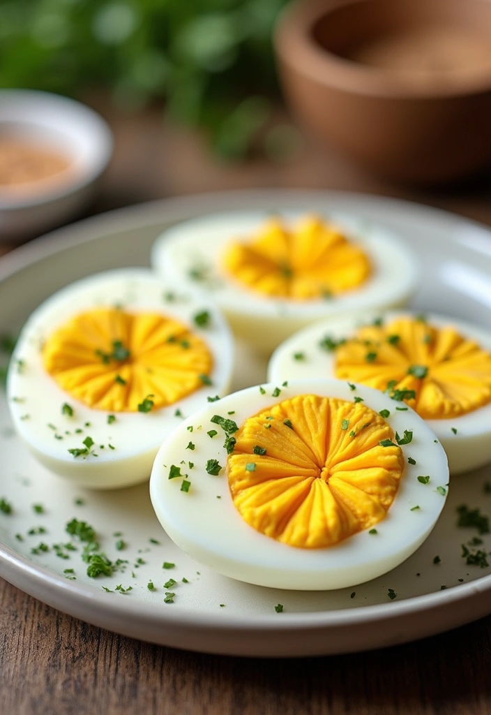 15 Quick and Delicious Keto Snacks You Can Make in Minutes (Try #6 for a Surprise!) - 8. Hard-Boiled Eggs