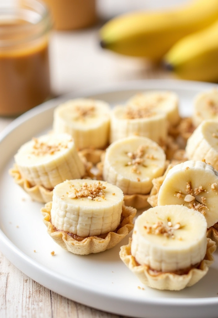 19 Healthy Snacks That Are So Good, You'll Forget They're Good for You! (#11 Is a Game Changer!) - 1. Almond Butter Banana Bites
