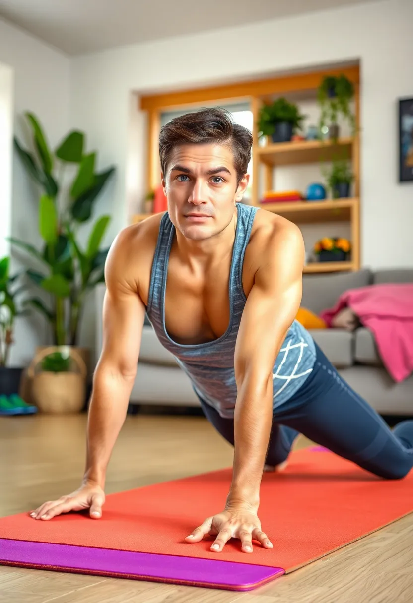 20 Home Aerobics Workouts That Require Zero Equipment (You’ll Never Want to Leave Your Living Room!) - 7. Plank Jacks: Core and Cardio Fusion