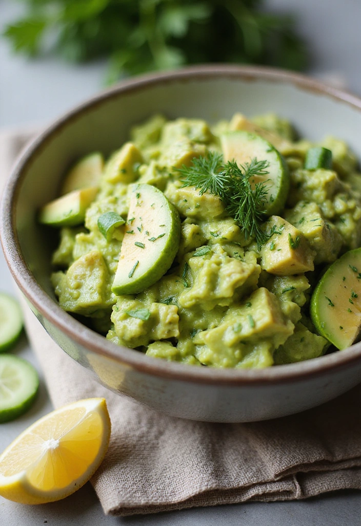20 Low-Carb Snack Ideas That'll Keep You Satisfied All Day Long! - 1. Avocado and Egg Salad