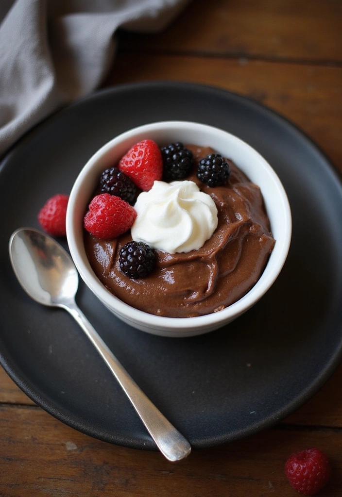 20 Low-Carb Snack Ideas That'll Keep You Satisfied All Day Long! - 13. Chocolate Avocado Pudding