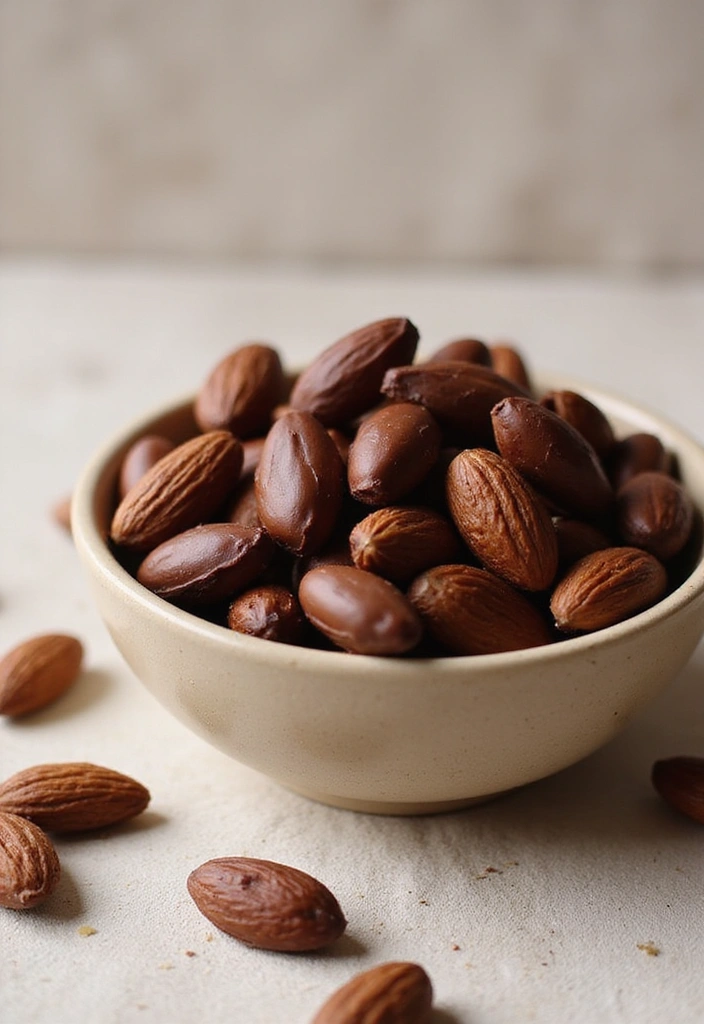 20 Low-Carb Snack Ideas That'll Keep You Satisfied All Day Long! - 20. Chocolate-Covered Almonds